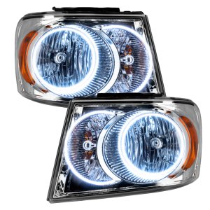 Dodge Durango Headlight Halo Kit - ORACLE Lighting - LED Halo - White - `07-`09 Dodge Durango Headlight Halo Kit - ORACLE Lighting - LED Halo - White - `07-`09